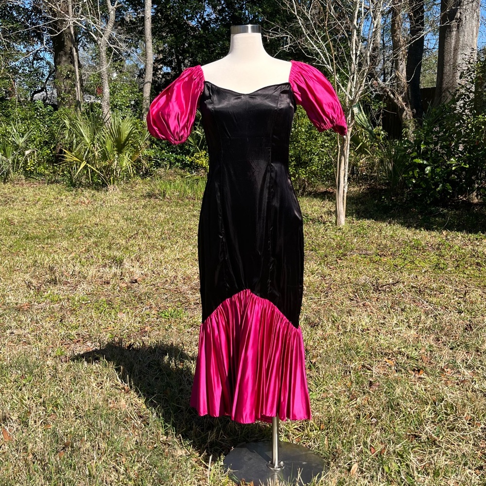 Vintage Satin Gown